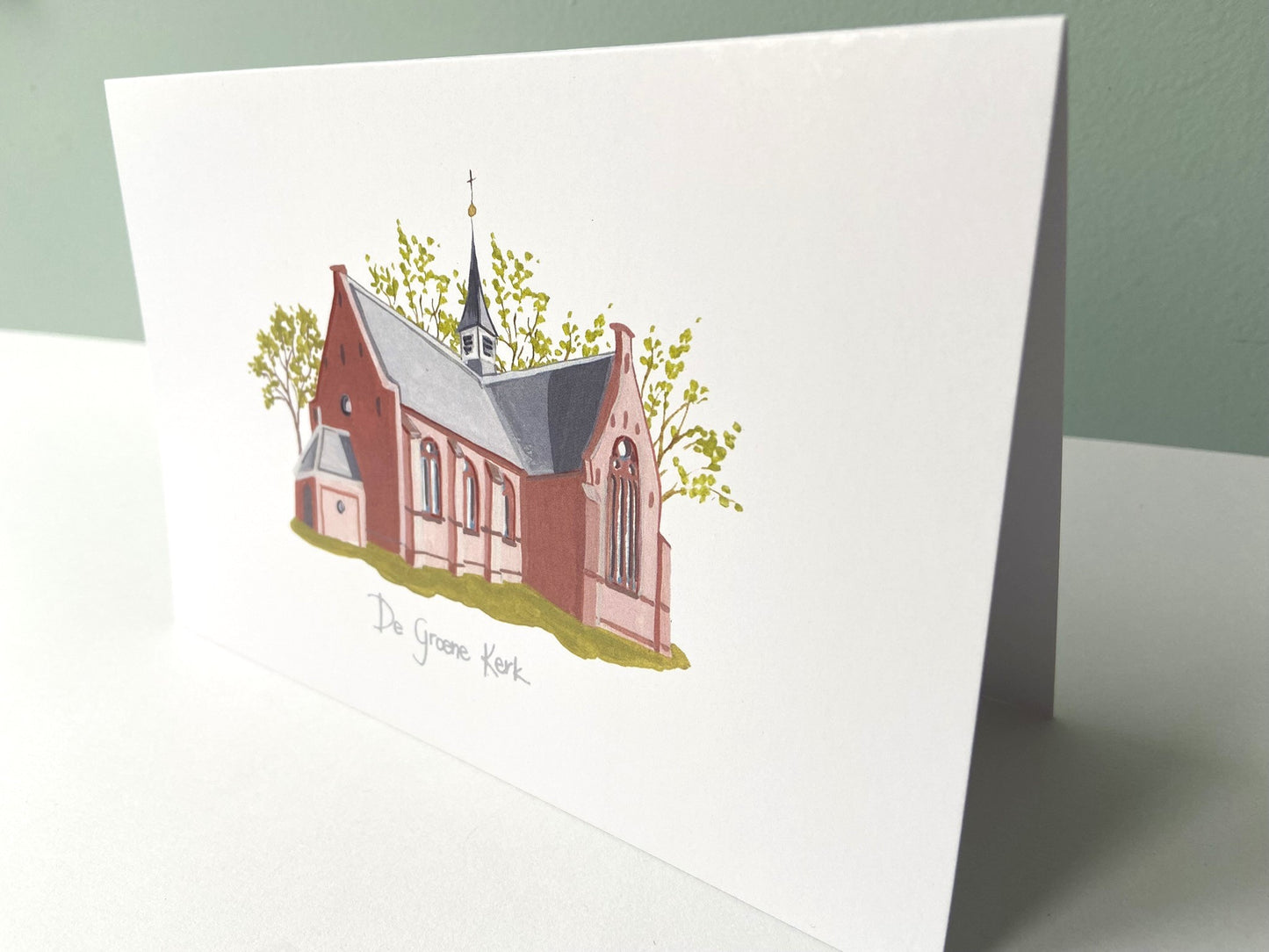 Card Groene kerk