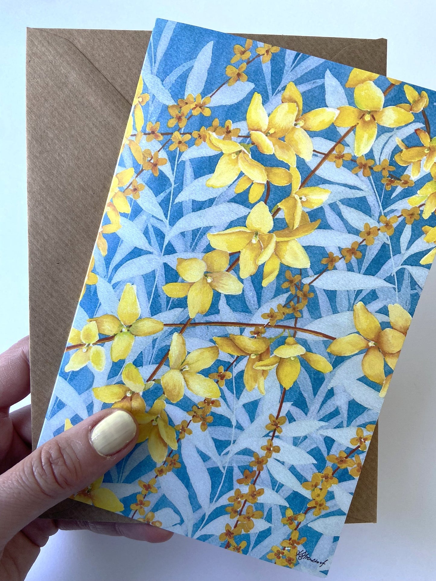 Card Forsythia