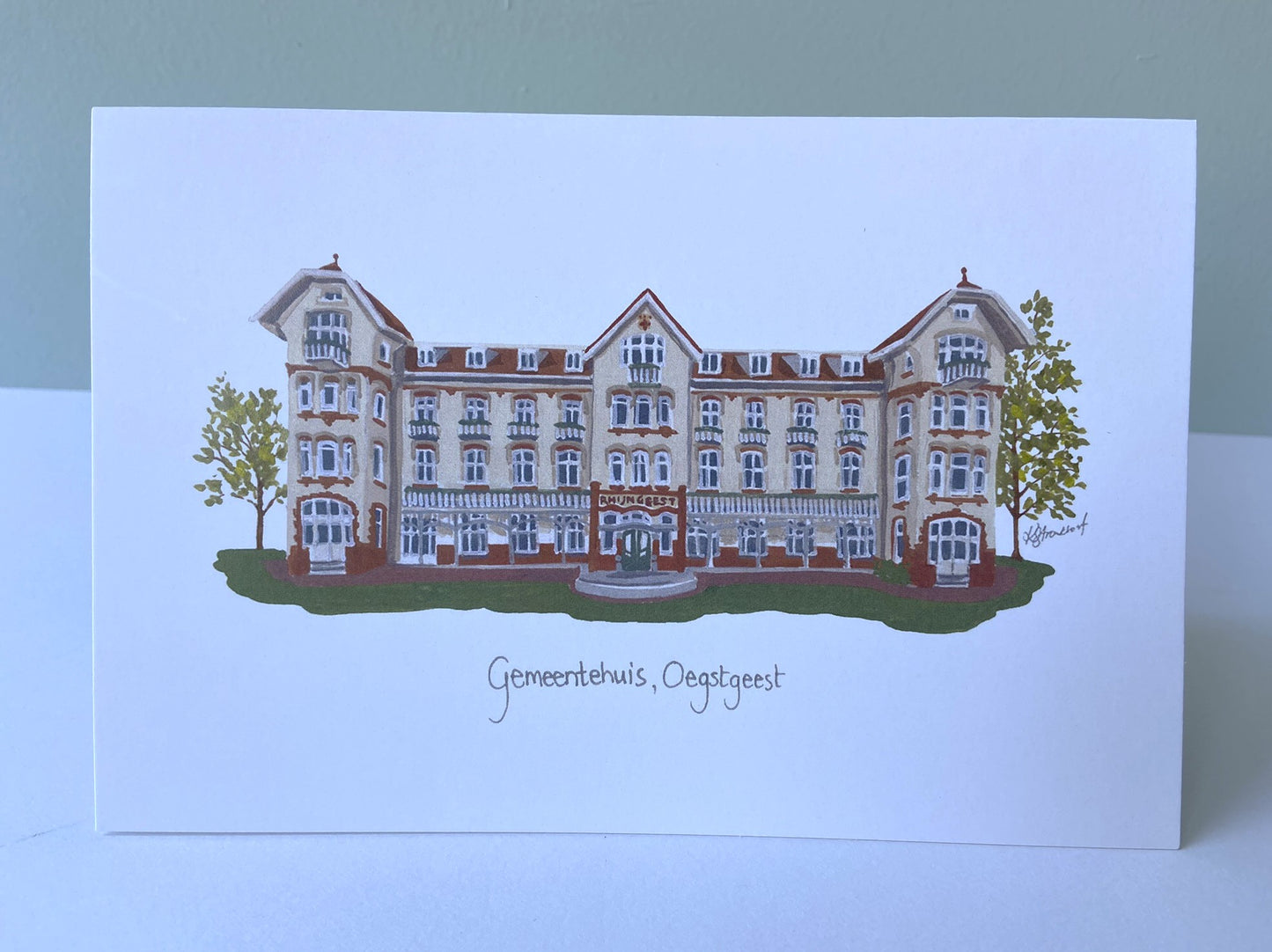 Card Gemeentehuis Oegstgeest