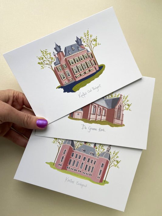 Set of 3 cards - Oegstgeest