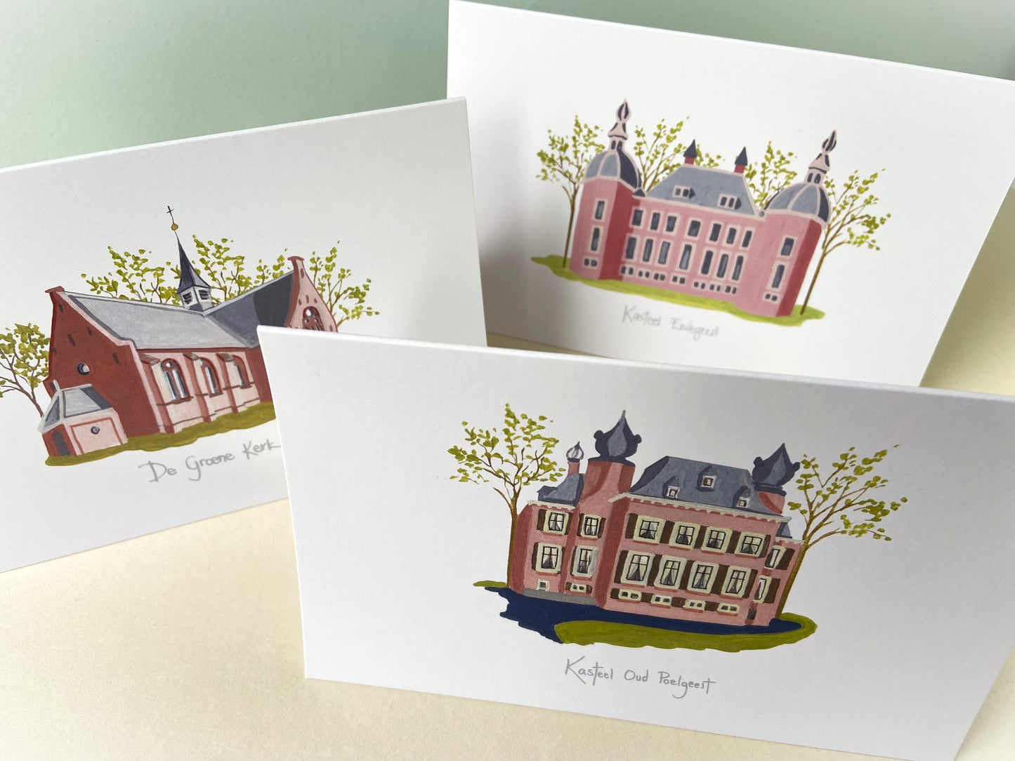 Set of 3 cards - Oegstgeest